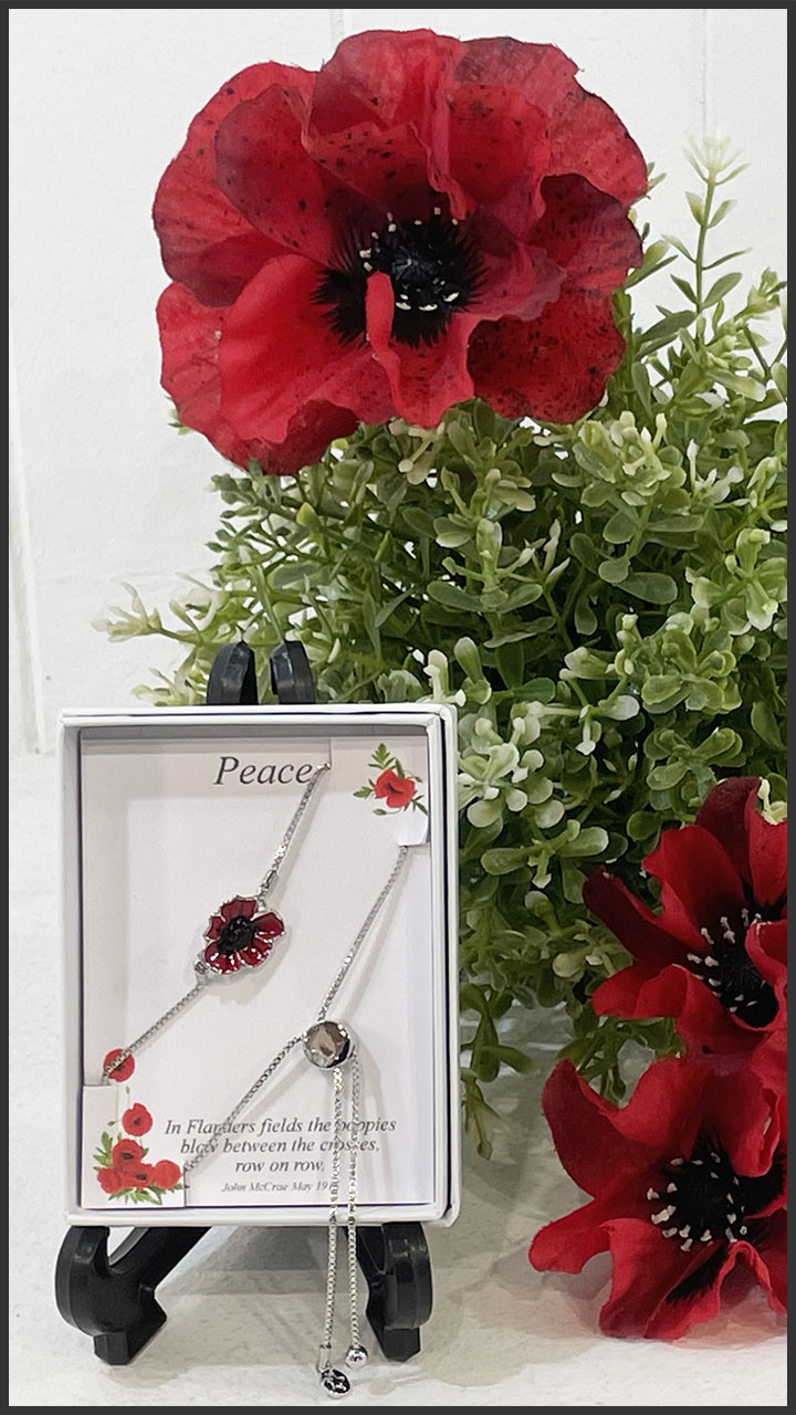 P4012 Poppy Slider Bracelet